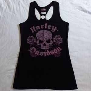 Harley-Davidson Skull and Roses Tank—Medium